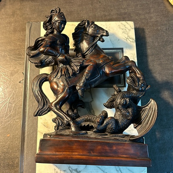 Art | G Ruggeri St George Slaying Dragon Statue | Poshmark